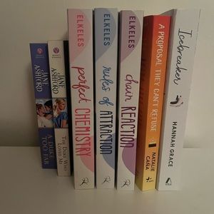 7 Paperback Romance Books